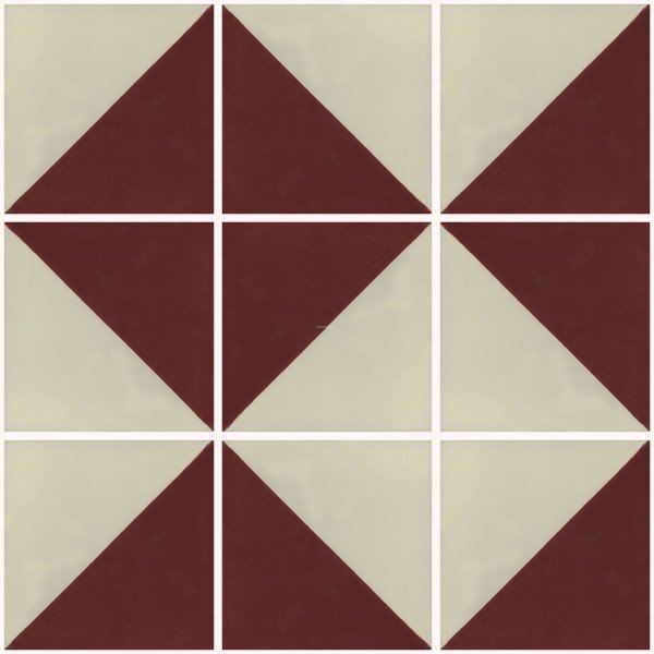 Mexican Ceramic Frost Proof Tiles  White Vino